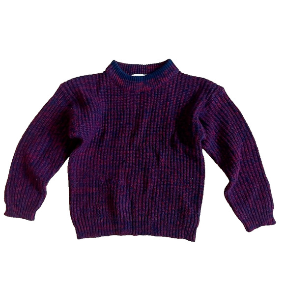 Ivy Club Classics Sweater Kids 7 Red Vintage Cable Knit Pullover - Picture 1 of 4